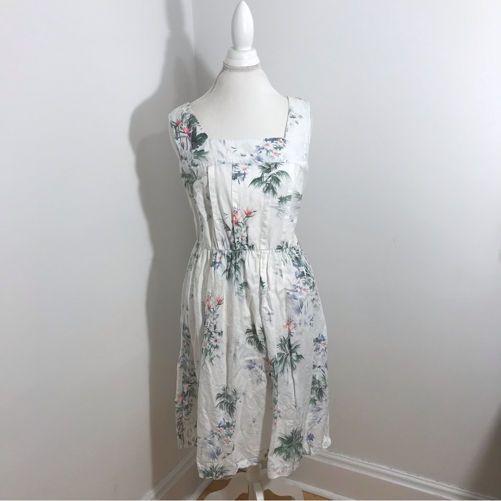 Malvin Floral Linen Dress